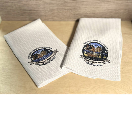 UBSDA Logo Waffle Weave Kitchen Towel