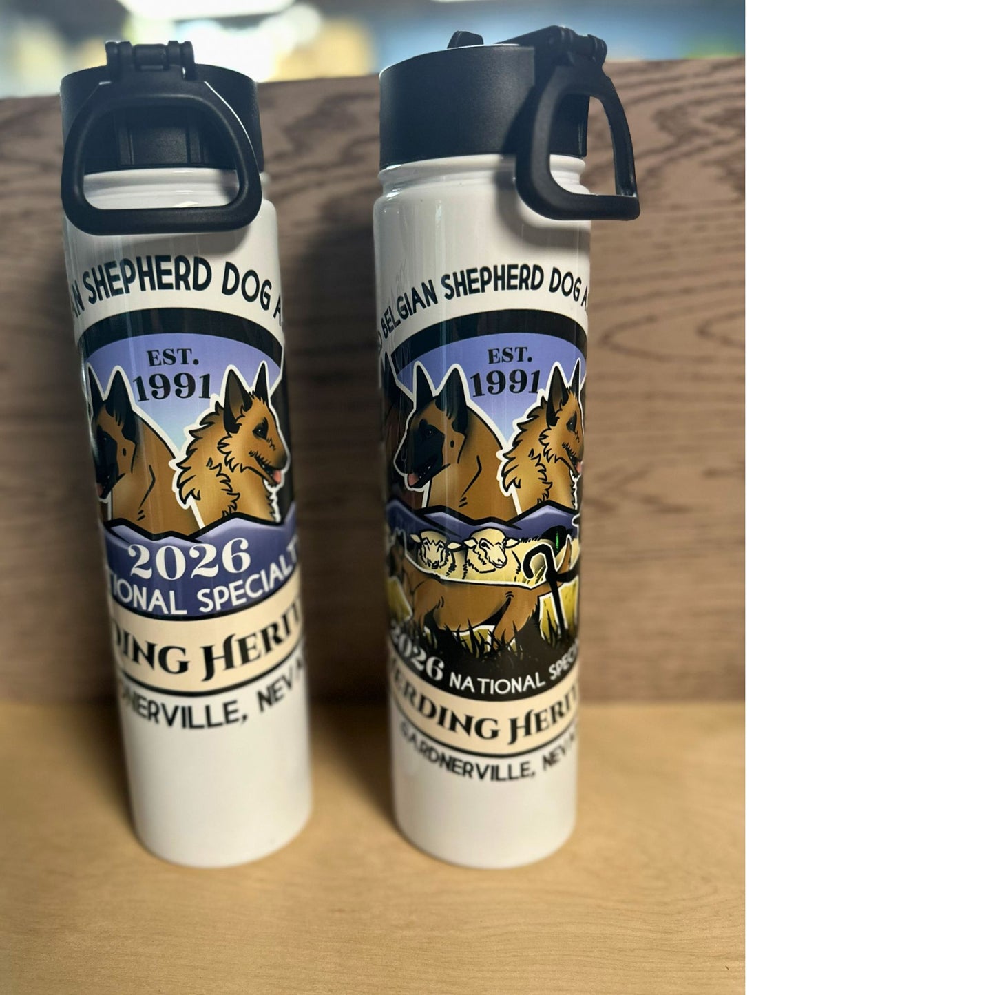 UBSDA Logo Double Walled Water Bottle