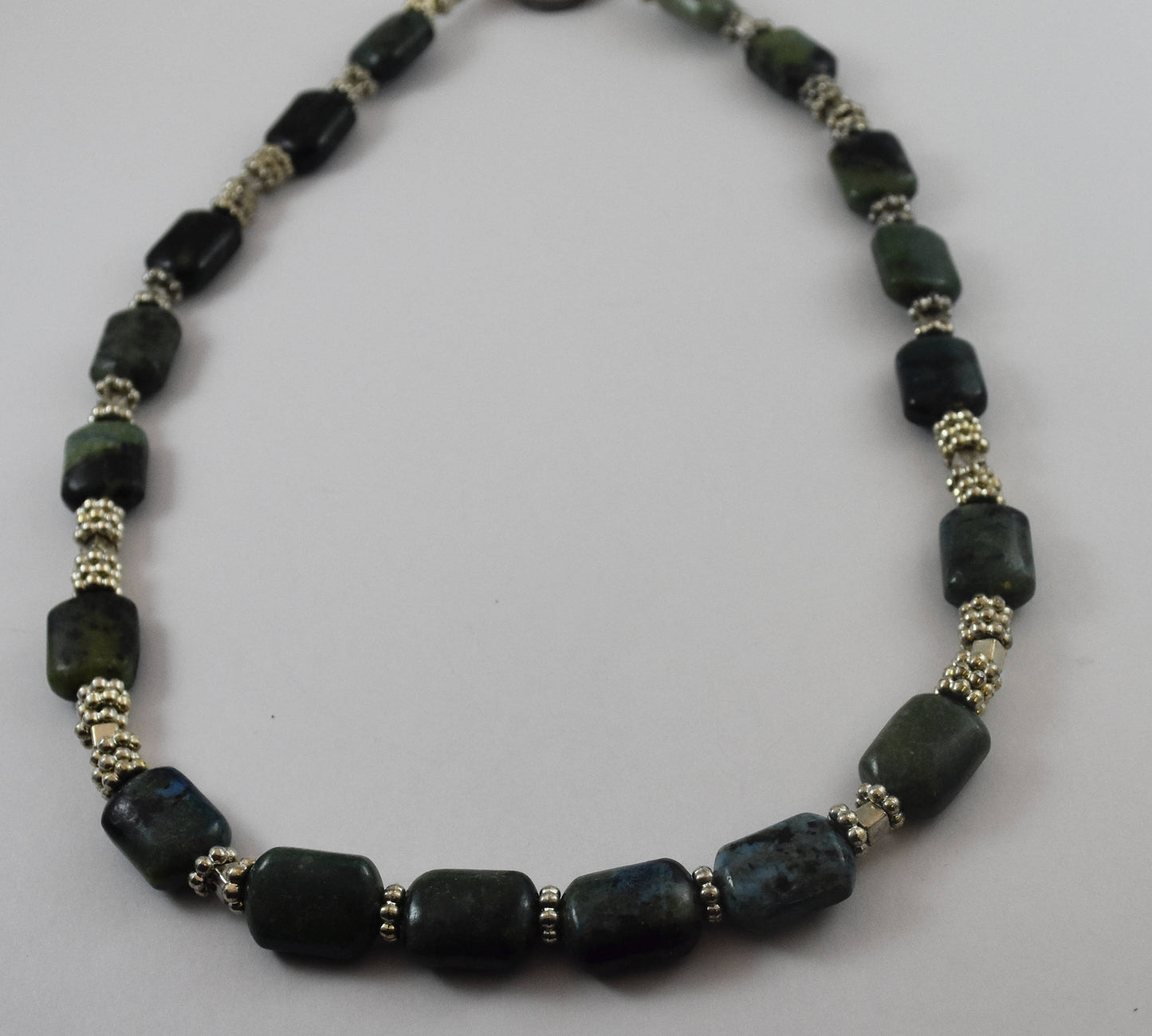 Chrysocolla Jewelry Set, Necklace and Bracelet, Mother's Day Gift