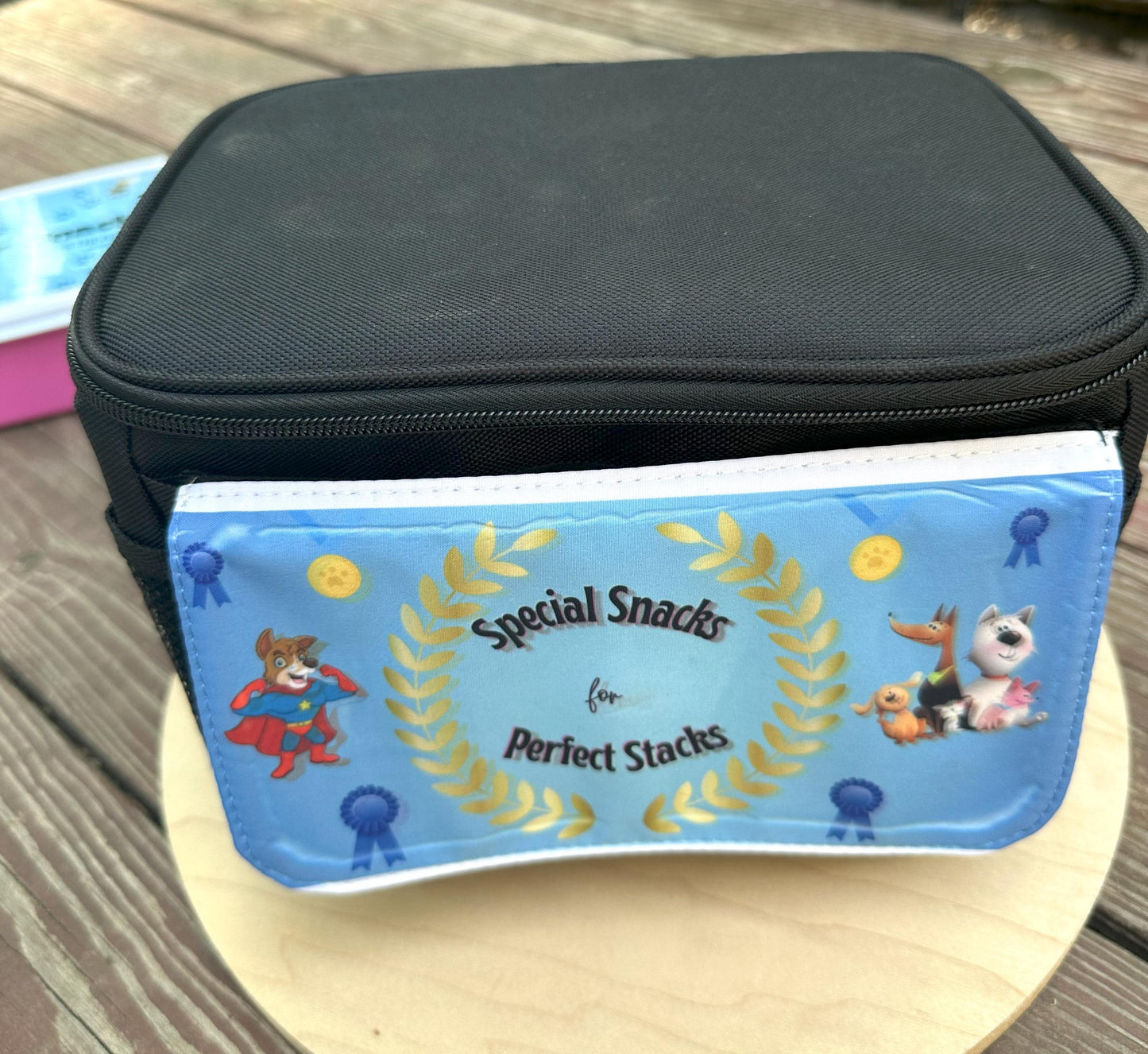 Dog Treat Holder, Lunchbox with Snack Box, Dog Show Supplies