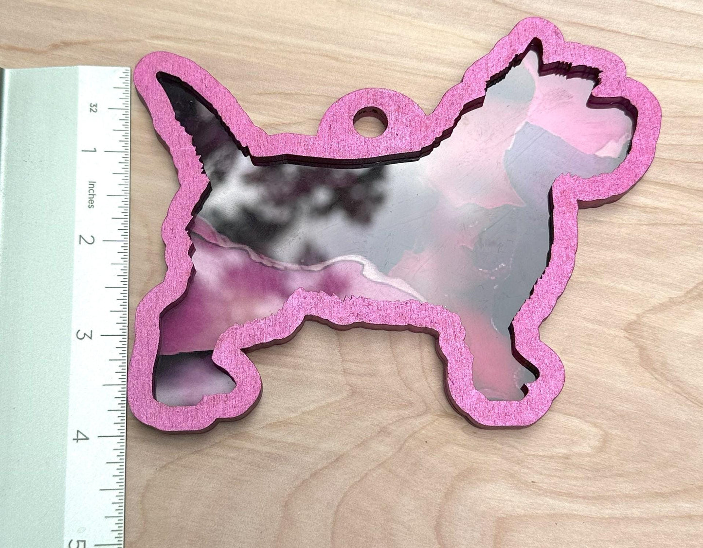 Cairn Terrier Suncatcher, Hand Painted Double Sided, Dog Lover Gift