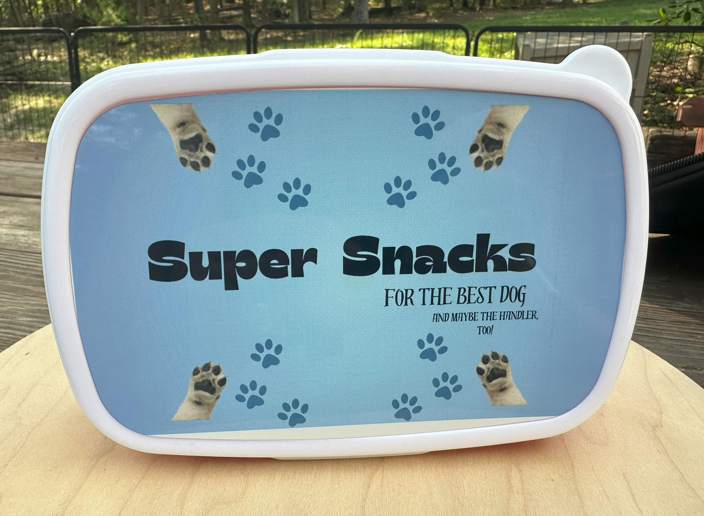 Dog Treat Holder, Lunchbox with Snack Box, Dog Show Supplies