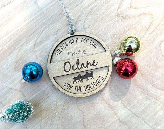 Dog Sport Wood Christmas Ornaments, Personalized, Multiple Sports