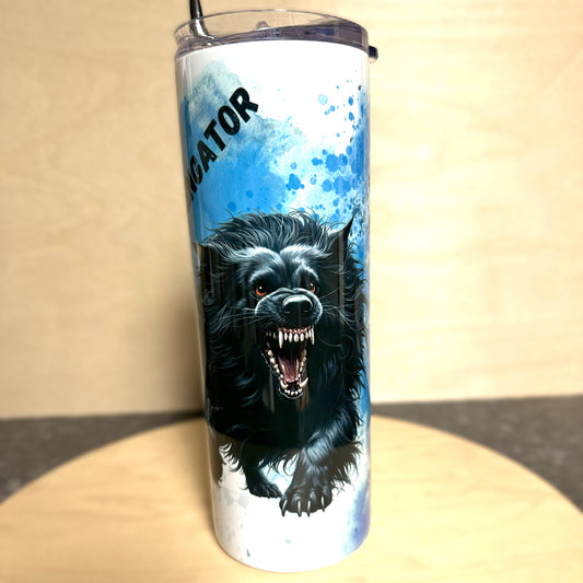 Funny Belgian Sheepdog Tumbler, Groenendael, Groenengator, 20oz