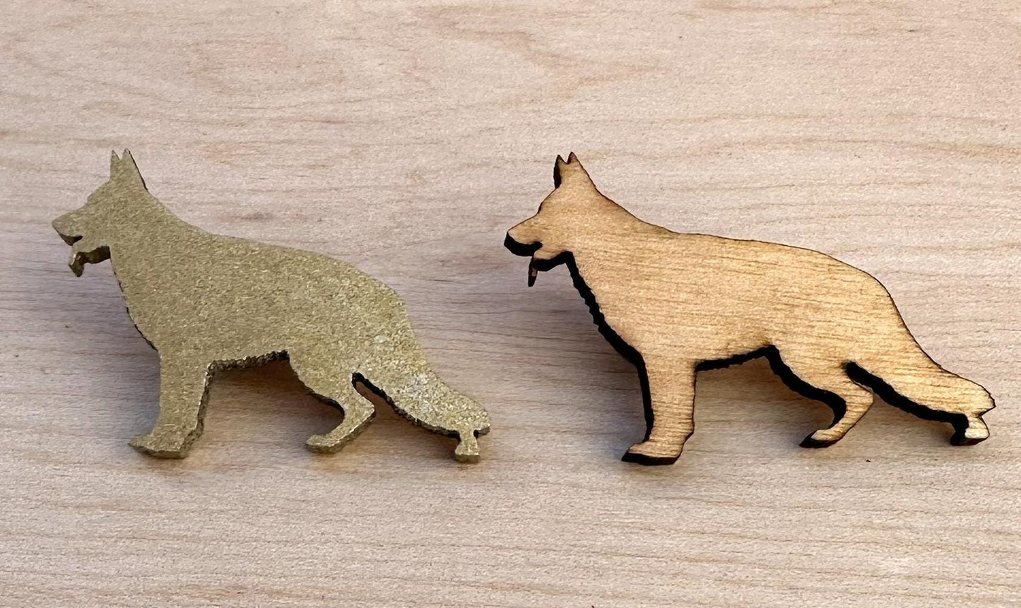 German Shepherd Lapel Pin