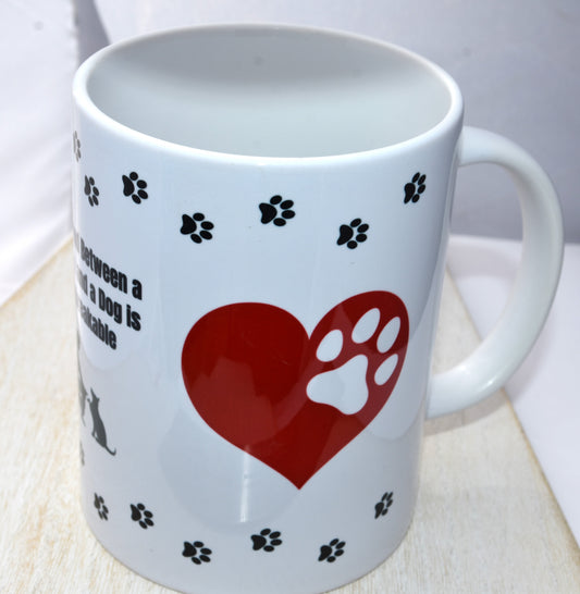 Heart Dog Ceramic Coffee Mug