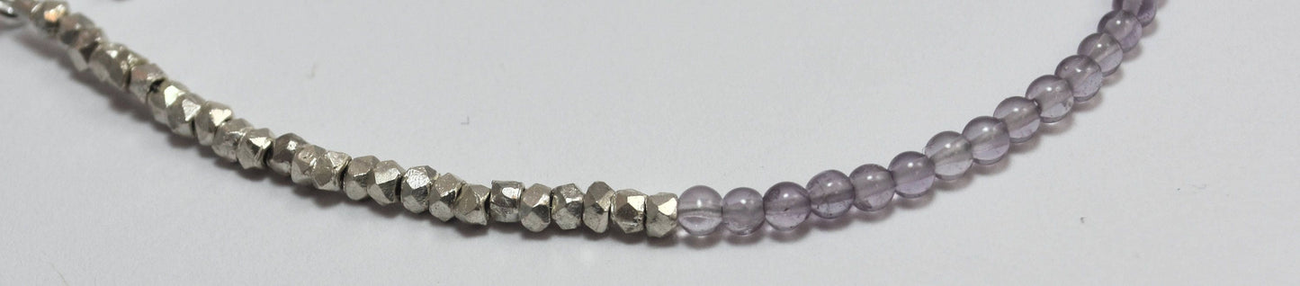 Minimalist Amethyst Bracelet