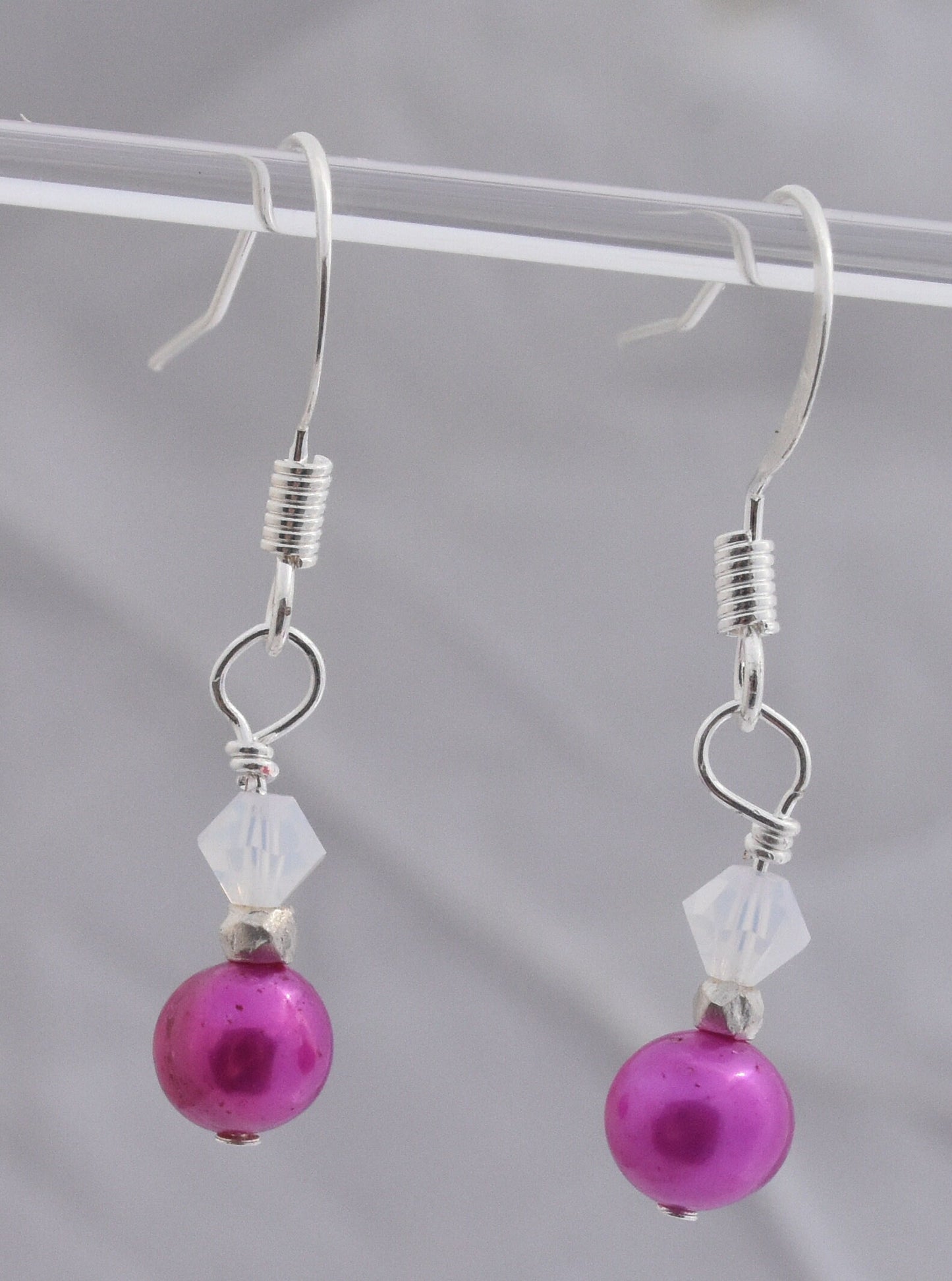 Pink Pearl Earrings