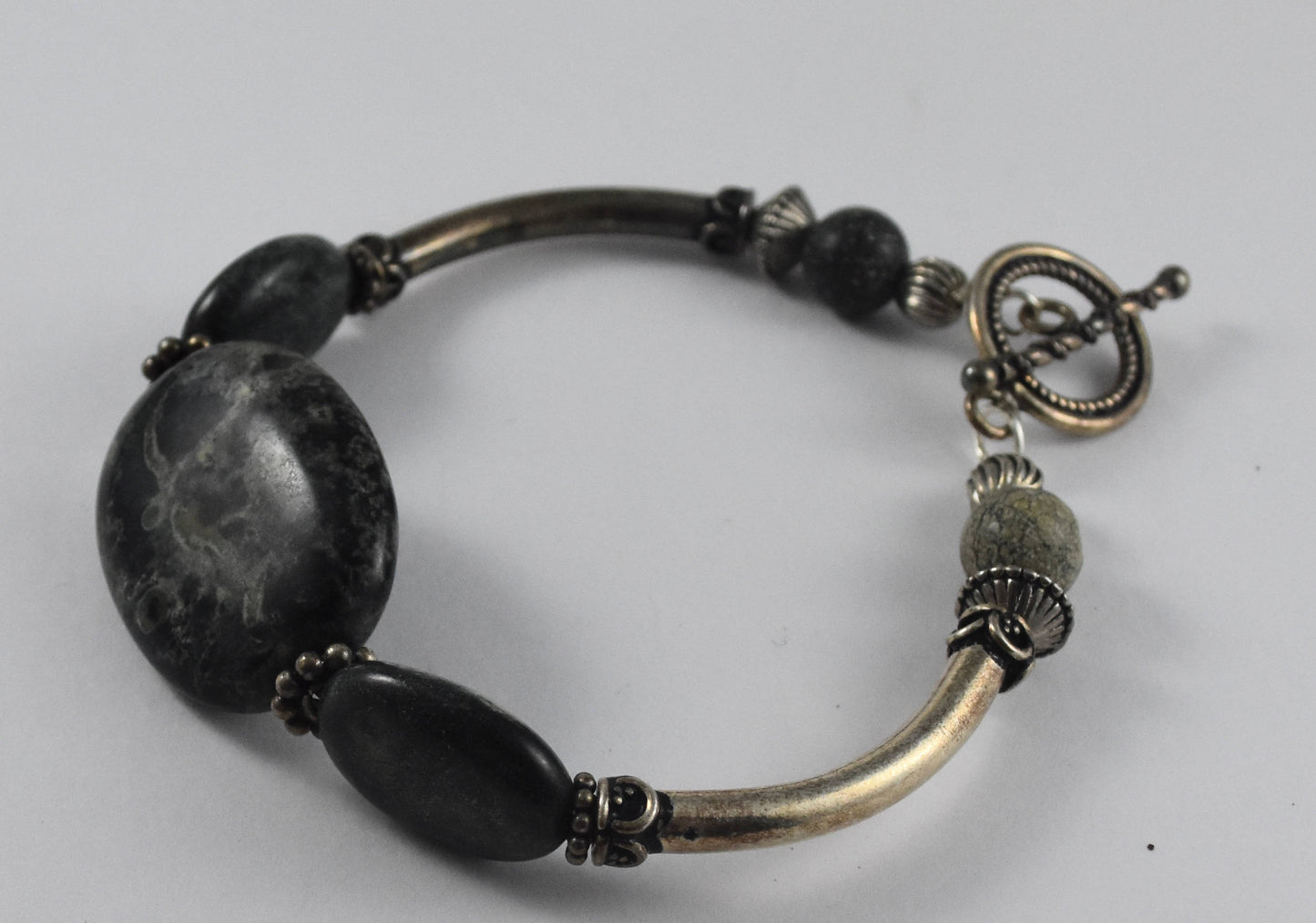 Kambaba Jasper Bangle Bracelet