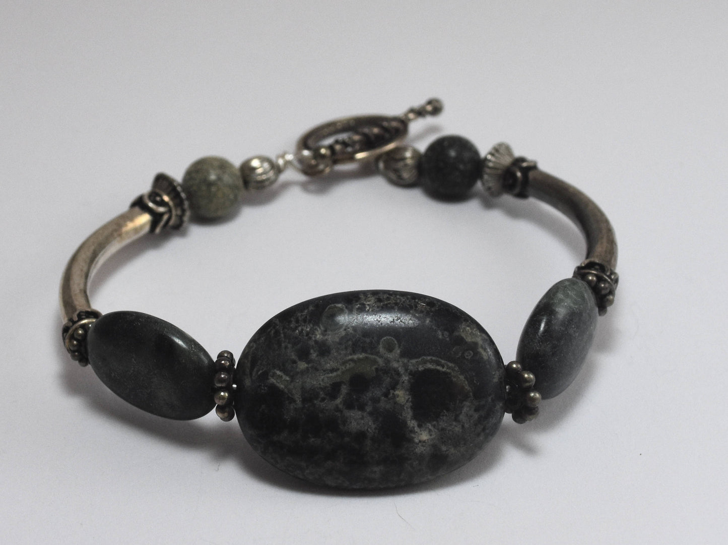 Kambaba Jasper Bangle Bracelet