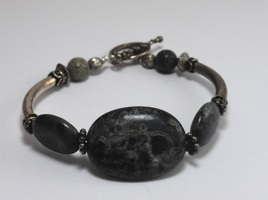 Kambaba Jasper Bangle Bracelet