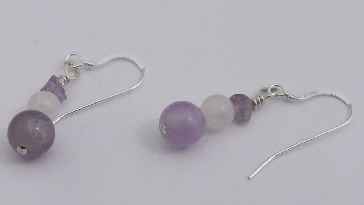 Amethyst Drop Earrings