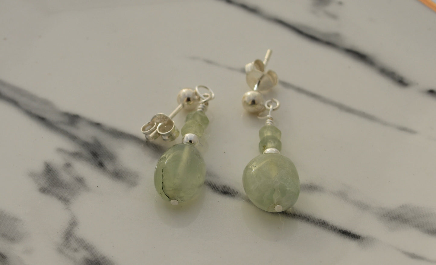 Prehnite Earrings