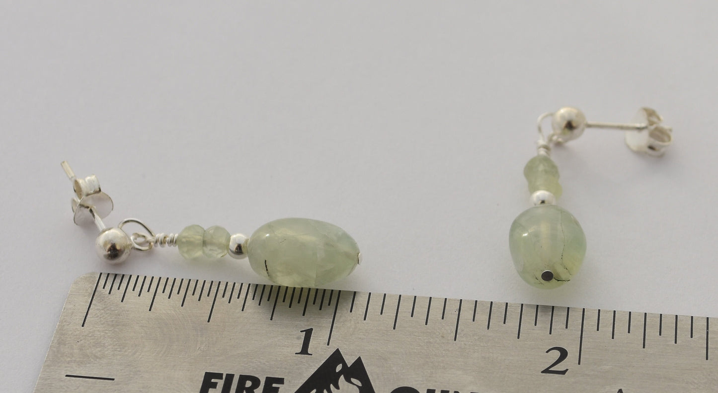 Prehnite Earrings
