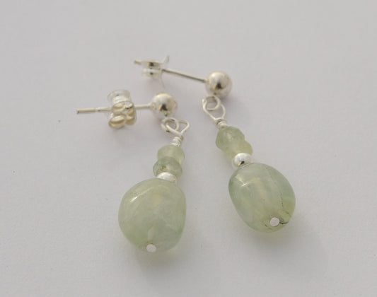 Prehnite Earrings