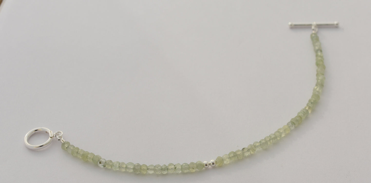 Prehnite Minimalist Bracelet