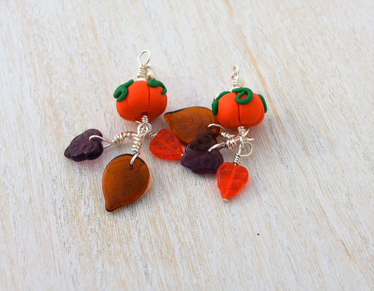 Pumpkin Earrings