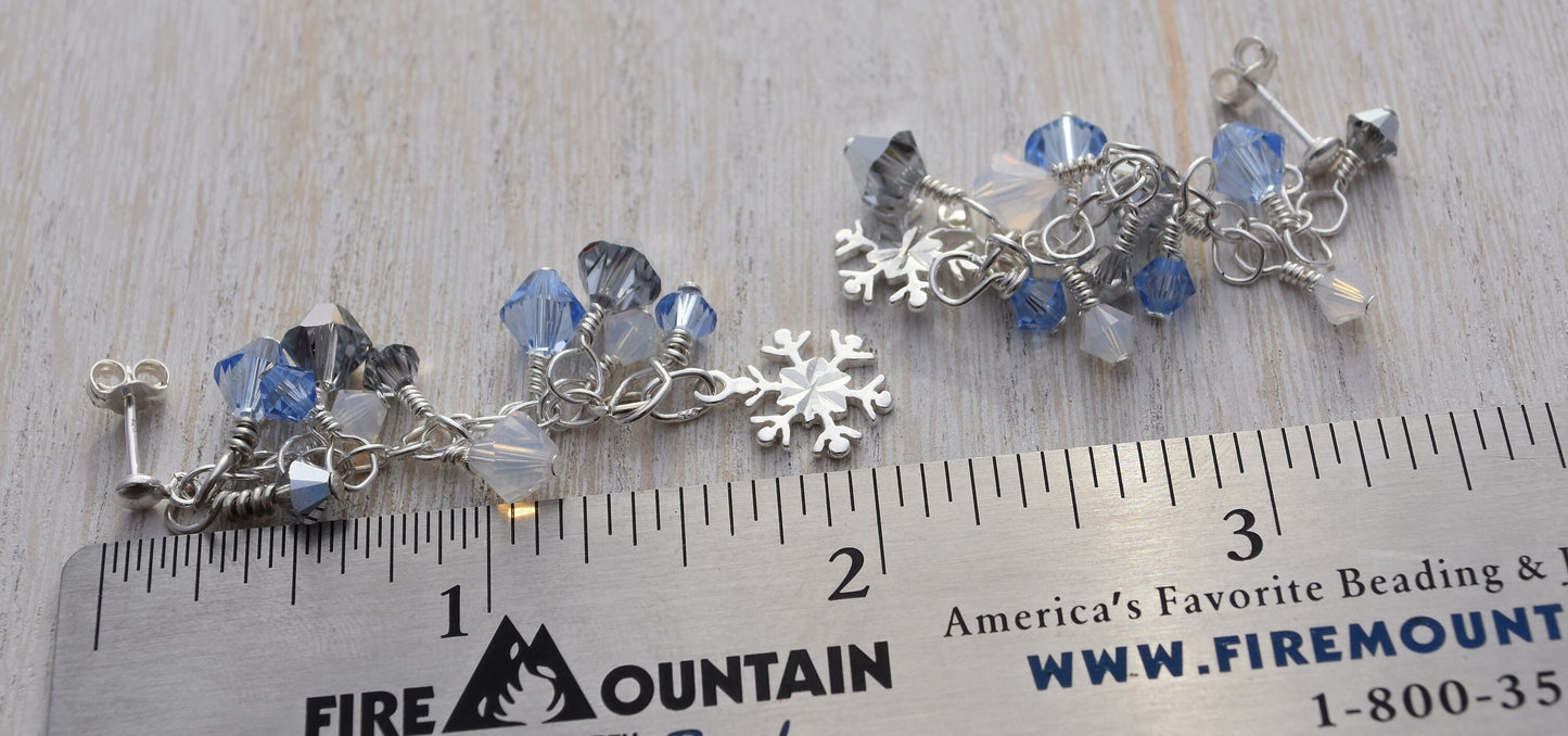 Snowflake Post Earrings