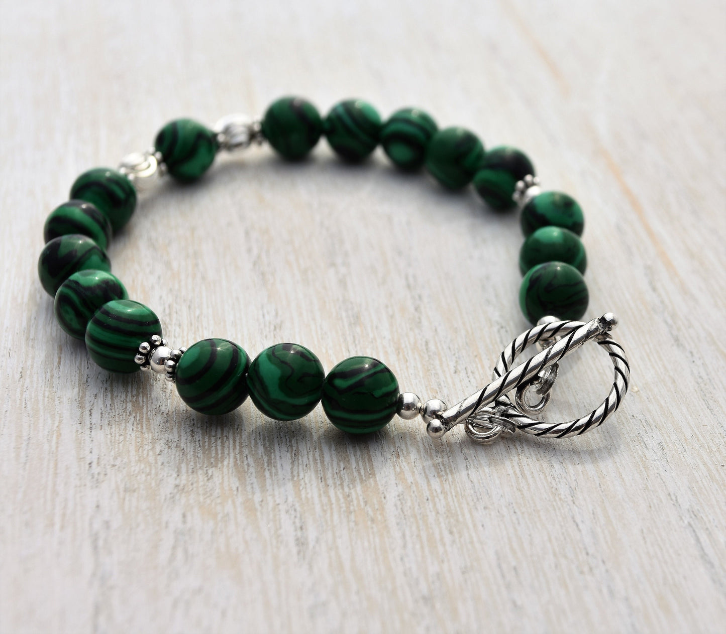 Malachite Gemstone Bracelet