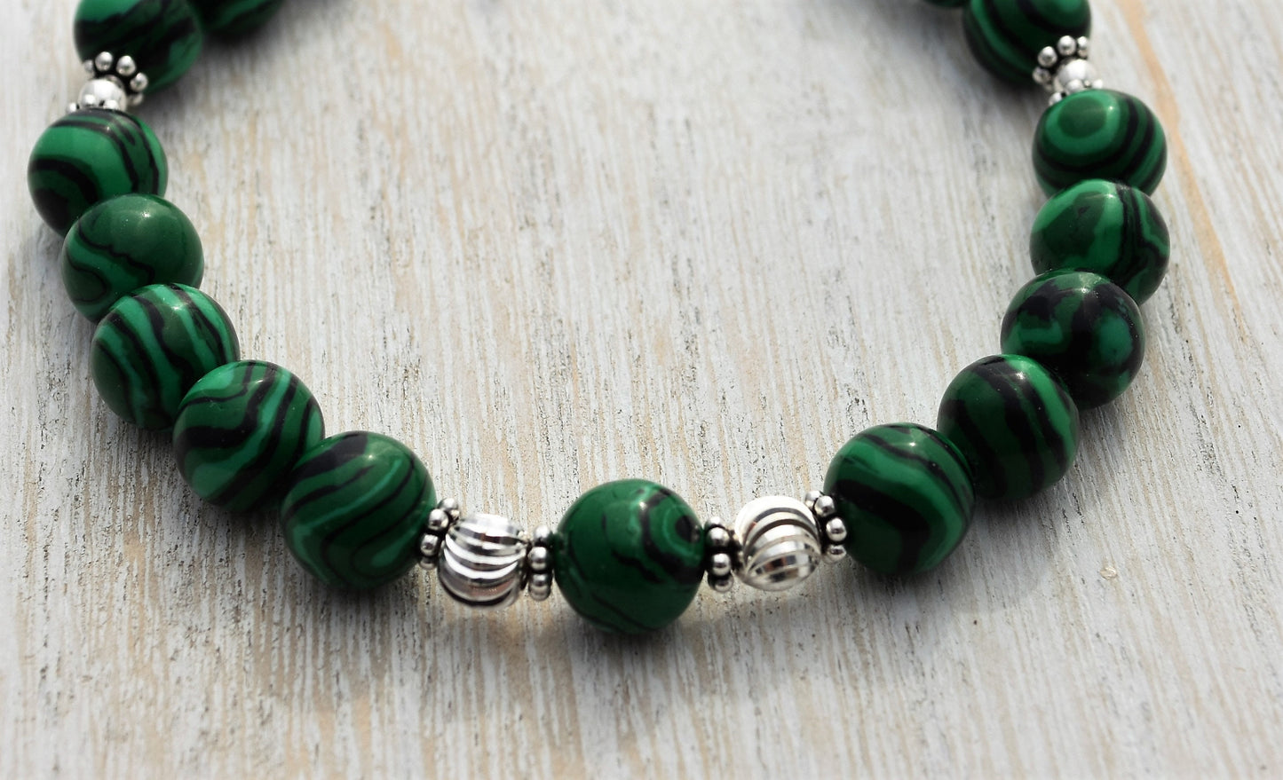Malachite Gemstone Bracelet