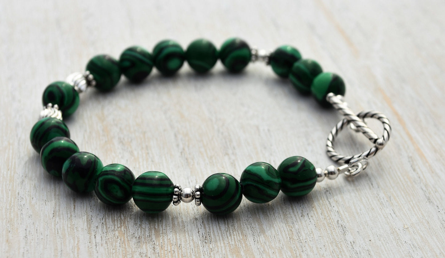 Malachite Gemstone Bracelet