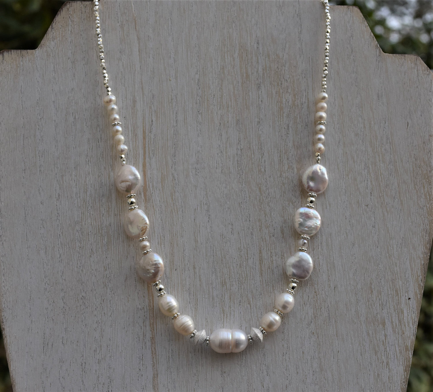 Freshwater Coin Pearl Necklace