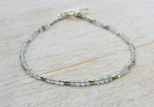 March Birthstone Aquamarine Bracelet