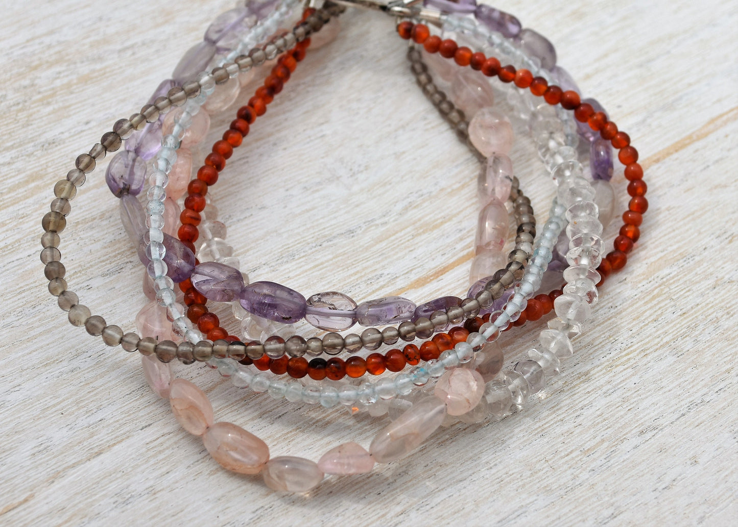 Multi Strand Gemstone Bracelet