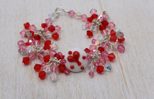 Lampwork and Crystal Jewelry Set