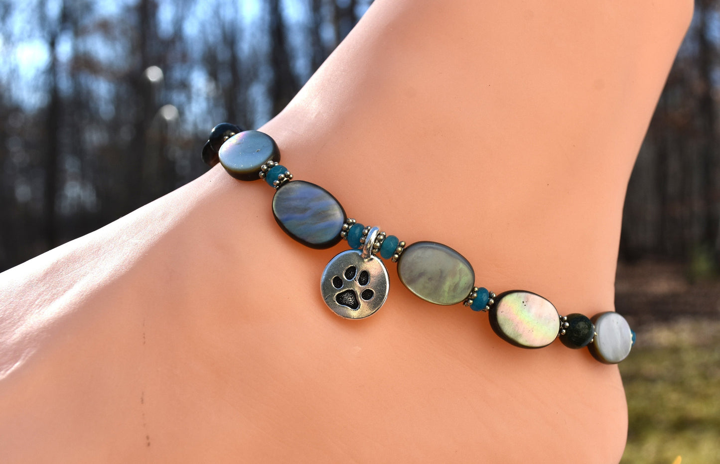 Dog Mom Ankle Bracelet