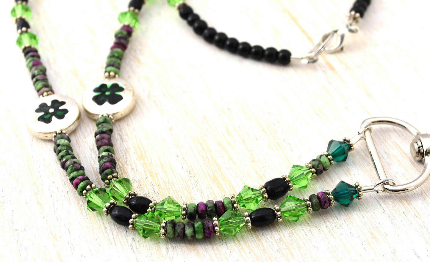 Shamrock Herding Whistle Lanyard