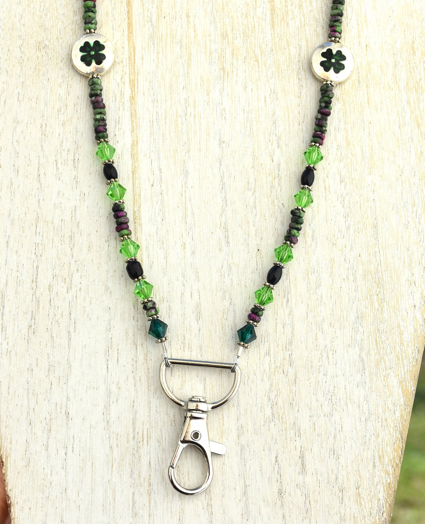 Shamrock Herding Whistle Lanyard