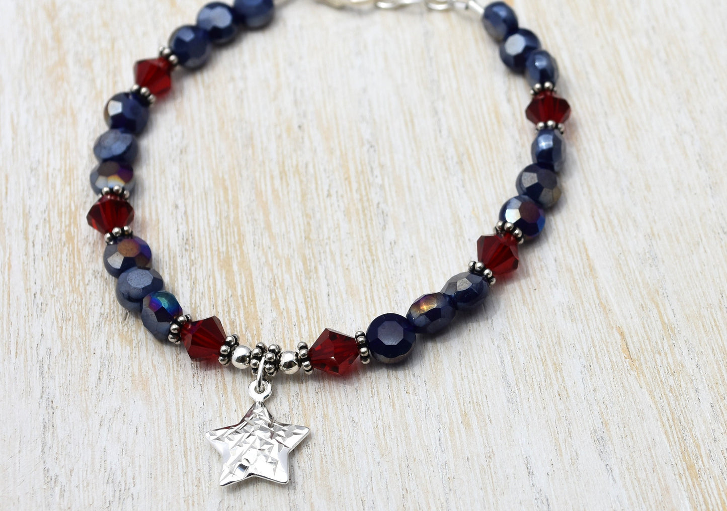 Red White and Blue Bracelet