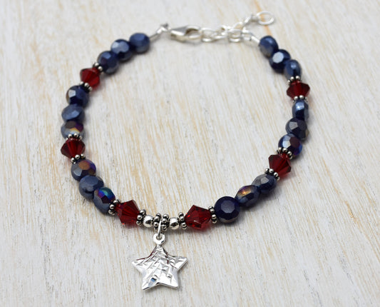 Red White and Blue Bracelet