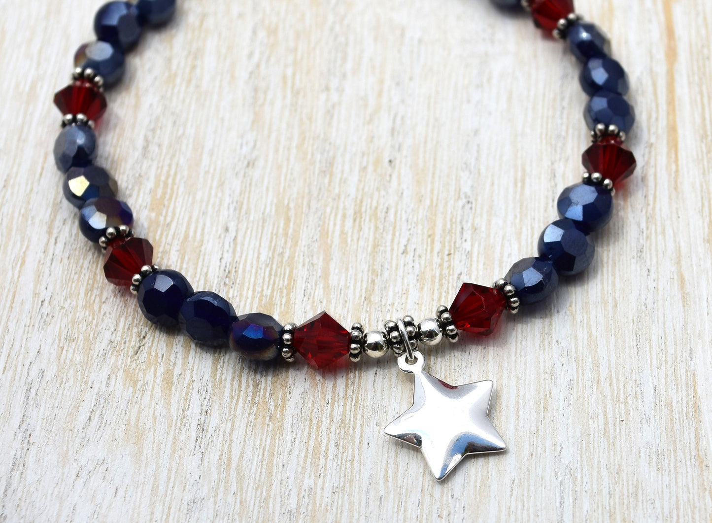 Red White and Blue Bracelet