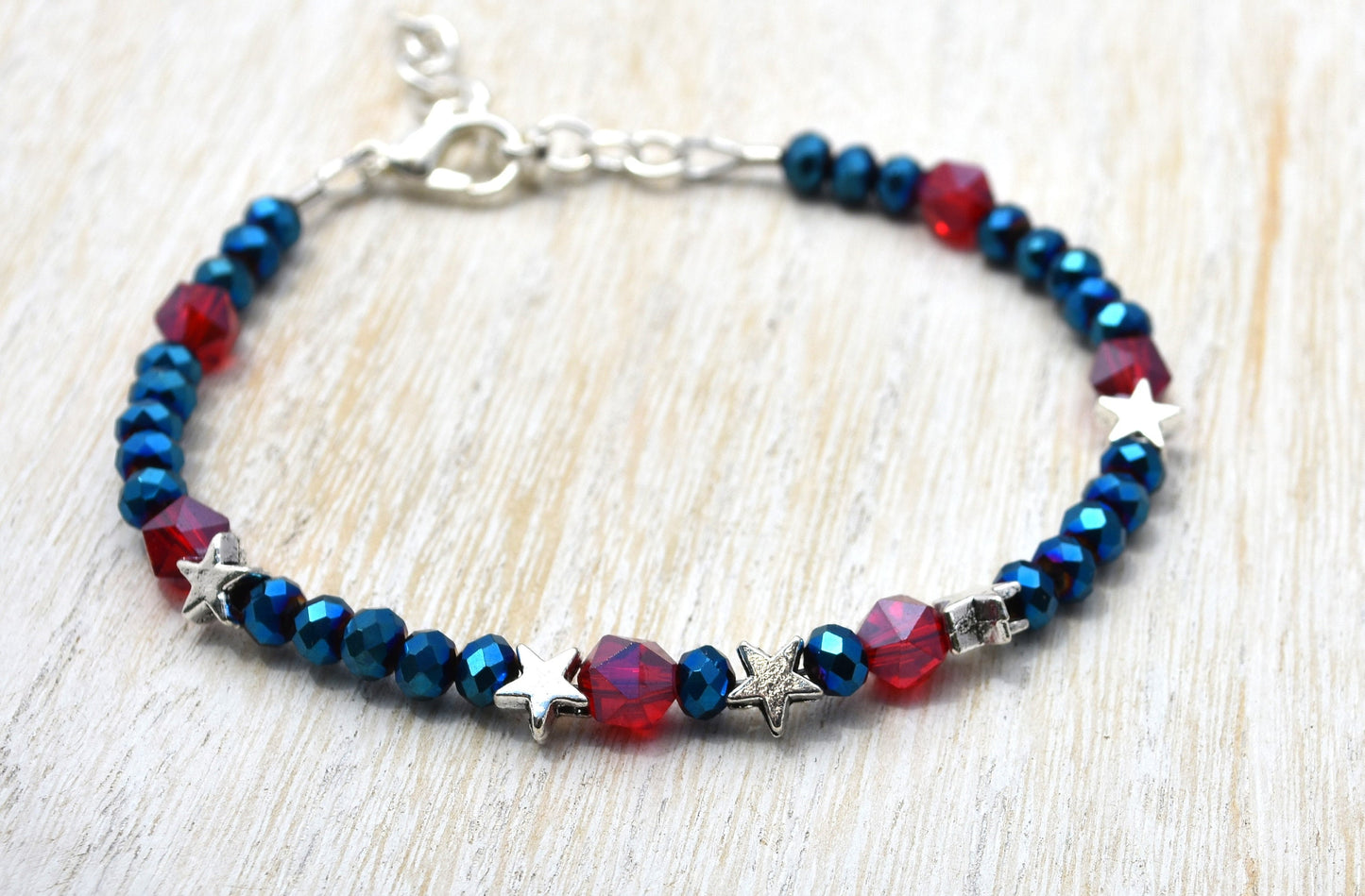 Americana Bracelet, Adjustable to 8"