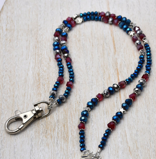 Patriotic Lanyard