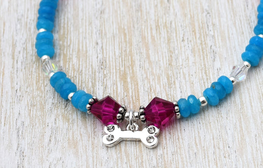 Dog Bone Charm Bracelet
